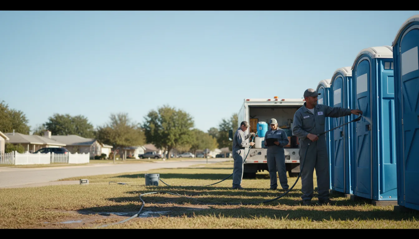 Long-Term Portable Toilet Rental in Mason City, IA near me